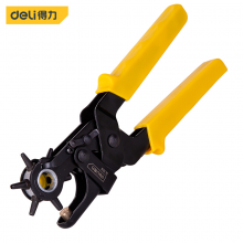 得力DL1919  /重型省力皮带打孔钳腰带皮具打孔器9英寸 