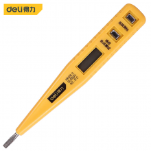 得力DL8003/数显测电笔试电笔验电笔电工笔电工螺丝刀12-250V 