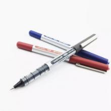 三菱 UB-150中性笔直液式走珠笔 0.5mm 10支/盒 （黑/红/蓝）【单位：盒】