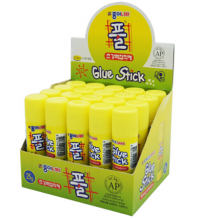 优必利南韩25g黄色办公胶棒