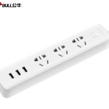 公牛GN-B403U 3usb+3孔1.8米 插座