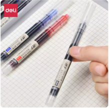 得力 S856  速干直液式走珠笔 0.5mm 12支/盒 （黑/红/蓝）【单位：盒】