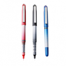 三菱 UB-185 直液式中性笔 0.5mm 12支/盒（黑/红/蓝）【单位：盒】