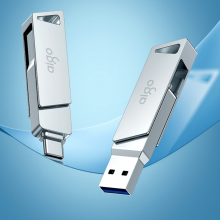爱国者（aigo）64GB大容量 220MB/s USB3.2 Type-C双接口手机U盘U350 商务办公学习