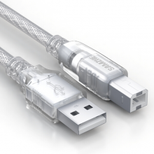 山泽打印线数据线/USB2.0方口高速连接线