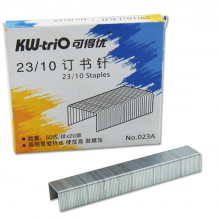 可得优（KW-triO） 镀锌丝订书钉 订书针 1000枚/盒 23/10