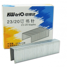 可得优（KW-triO） 镀锌丝订书钉 订书针 1000枚/盒 23/20
