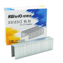 可得优（KW-triO） 镀锌丝订书钉 订书针 1000枚/盒 23/23