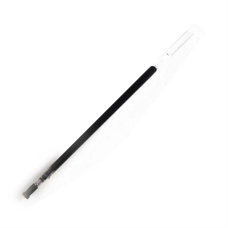 得力（deli）子弹头台笔笔芯0.5mm  S75 (黑)20支装