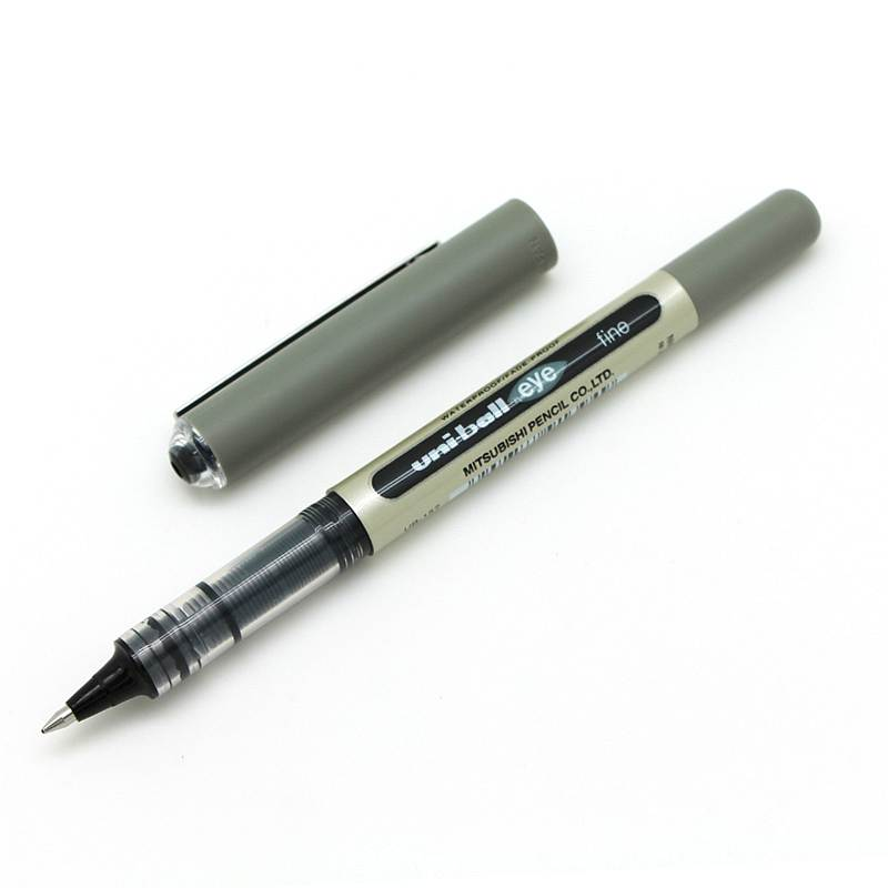 三菱（Uni）直液式中性笔UB-157耐水子弹头走珠笔 黑色0.7MM 单支装