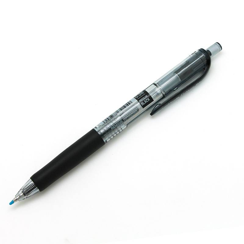 三菱（Uni）UMN-138彩色中性笔 0.38mm按动双珠啫喱笔财务用耐水耐光(替芯UMR-83)黑色