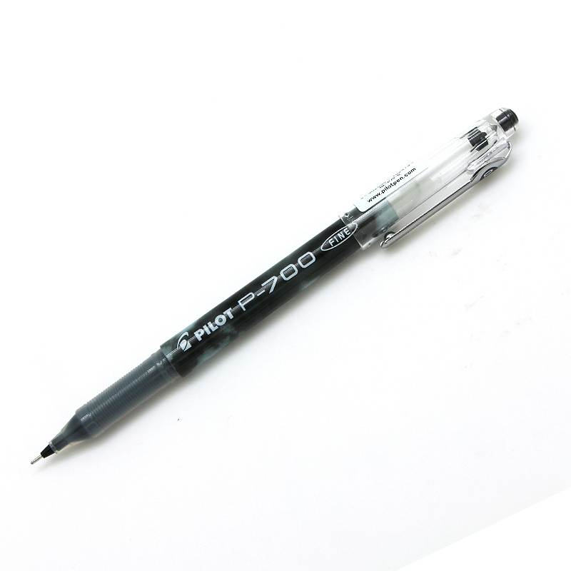 百乐（PILOT）BL-P70中性笔 P700签字笔 0.7mm 针管水笔 财务笔 黑色