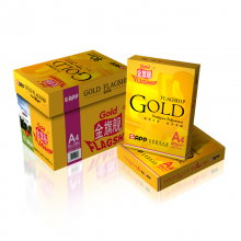 金光（APP）金旗舰（GOLD FLAGSHIP）超质感80g A4 复印纸 500张/包 5包/箱（2500张）