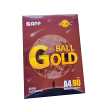 金球（APP）80g A4复印纸 500张/包 5包/箱（2500张）