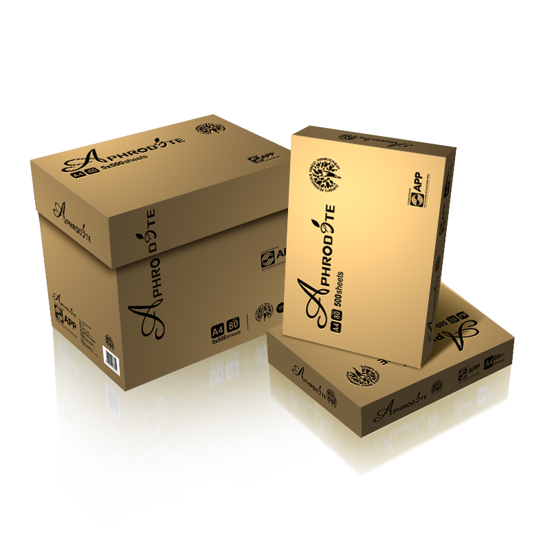  金光（APP）阿芙罗（Aphrodite）80g A4 复印纸 500张/包5包/箱（2500张）
