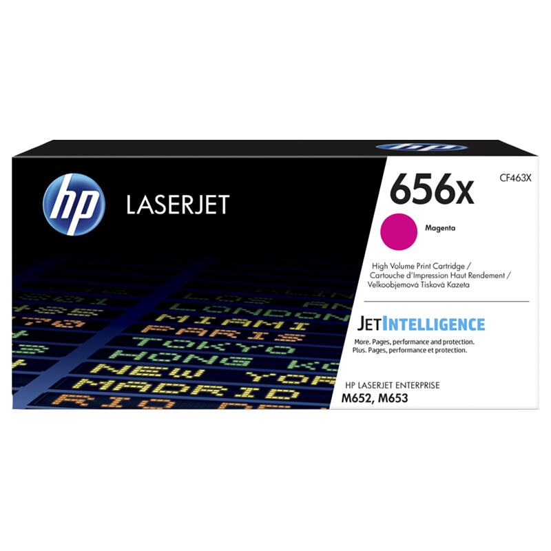 惠普（HP）656X系列CF463X大容量品红色硒鼓 (适用M632M653系列机型)22000页