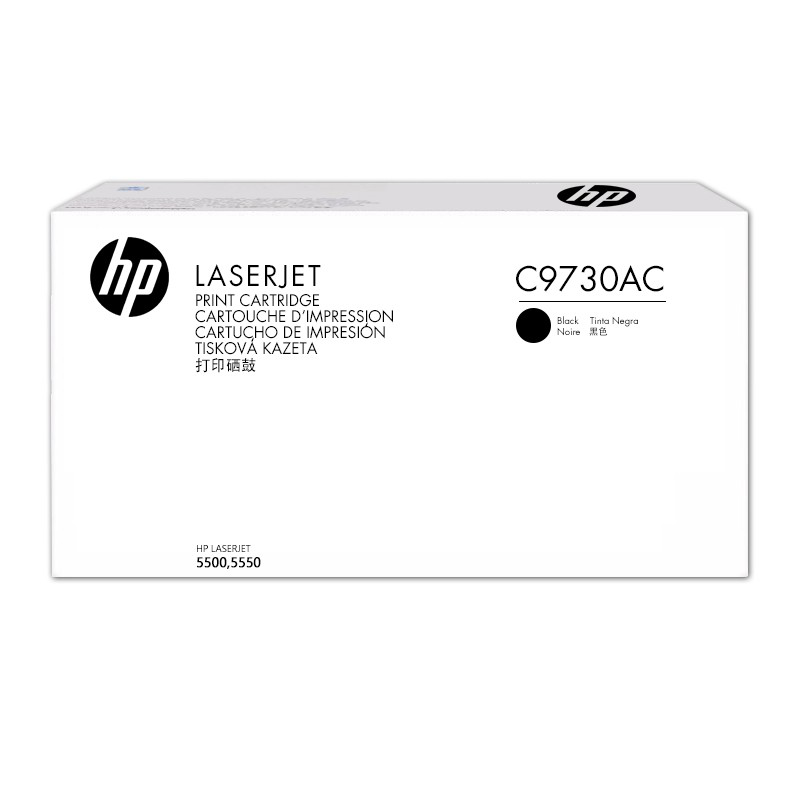 惠普（HP）645A打印机硒鼓C9730A-C9733A（适用HP5500 5550惠普C9730AC黑色（约13000页）