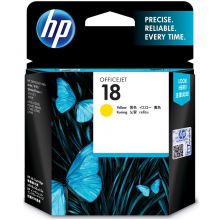 惠普（HP）C4939A 18号 黄色墨盒(适用HPOfficejetL7380,L7580,L7590,ProK5300,K5400dn,K8600)
