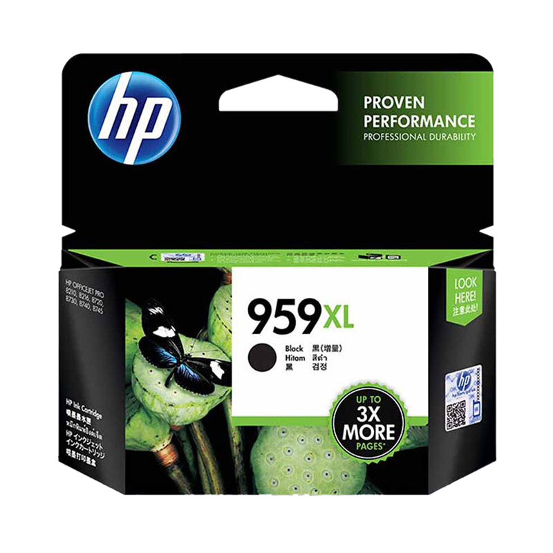 惠普（HP）L0R42AA 959XL 超高容量 黑色墨盒 (适用HP821087208730)约3000页