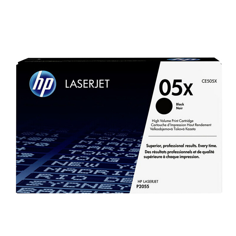 惠普（HP）CE505X 黑色高容量硒鼓 05X（适用P2035P2055）(约6500页）