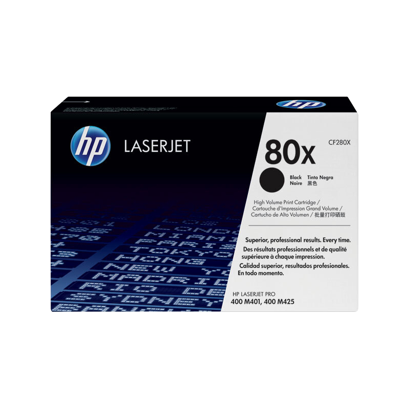 惠普（HP）CF280X 高容量黑色硒鼓 80X (适用400 M401/425机型)约6900页