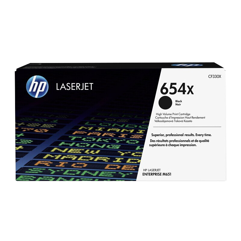 惠普（HP）CF330X 高容量黑色硒鼓 654X (适用M651机型)约20500页