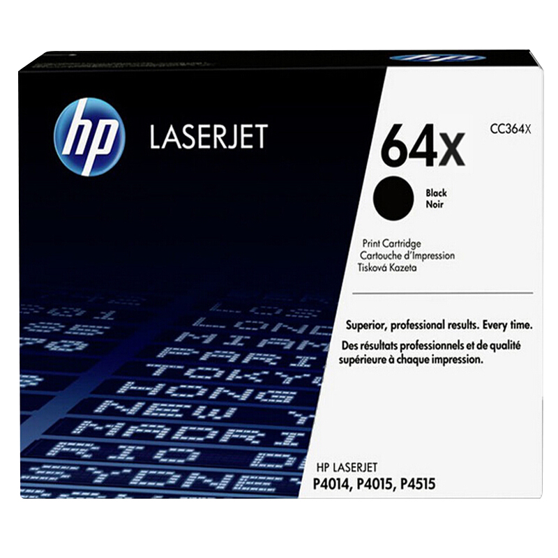 惠普（HP）CC364X 高容量黑色硒鼓 64X(适用P4014/4015/4515机型)约24000页