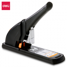 得力(deli)210页省力重型订书机黑色0385