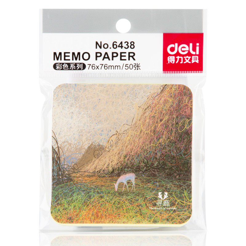 得力（deli） 寻鹿系列记事贴便利贴 6438