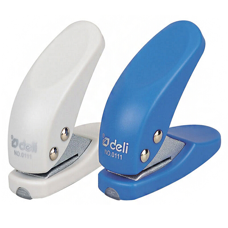 得力（deli）0111 打孔机颜色随机 12个装