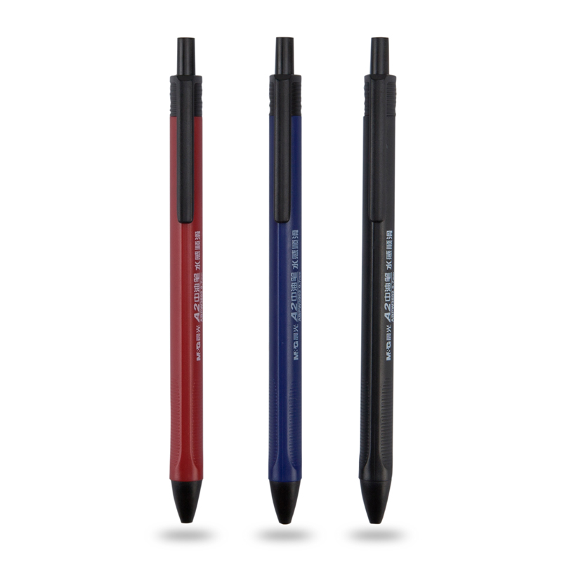 晨光(M&G)ABPW3002水感顺滑中性油笔按动式圆珠笔 0.7mm ABPW3002黑0.7