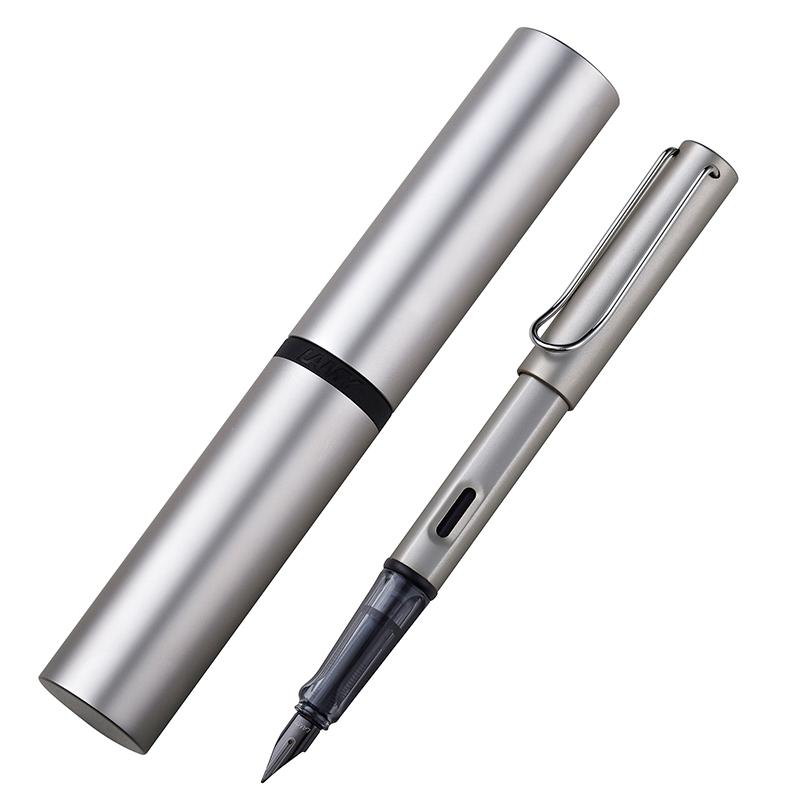 凌美（LAMY）钢笔签字笔墨水笔LX限定款时尚男女商务办公送礼礼品笔深空灰色标准EF尖礼盒装钢笔