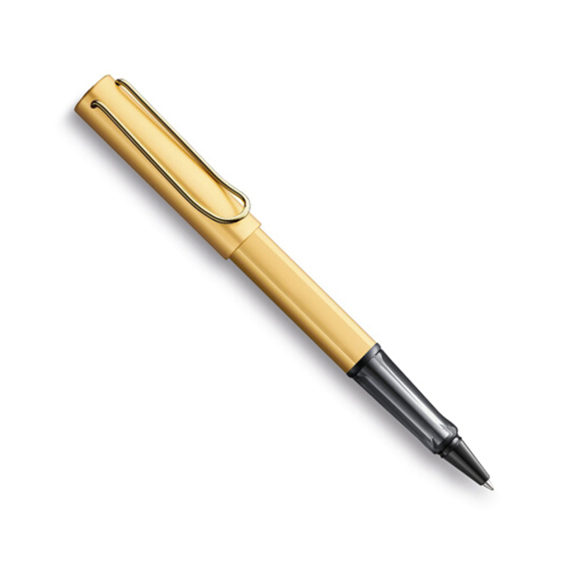 凌美(LAMY)宝珠笔签字笔LX系列时尚商务宝珠笔签字笔水笔土豪金色黑色笔芯