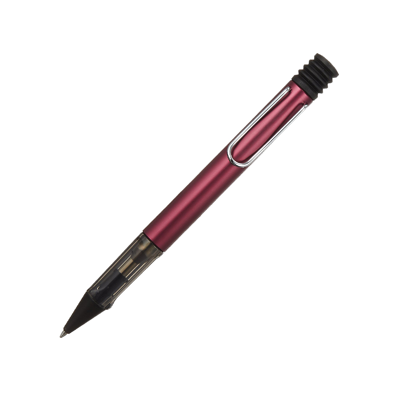 凌美(LAMY)圆珠笔中性笔AL-star恒星系列紫色原子笔宝珠笔黑色笔芯商务办公