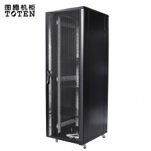 图腾（TOTEN）G36642 网络机柜 42U加厚机柜 交换机机柜 19英寸网格门机柜 UPS电源