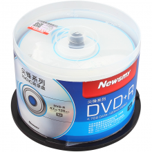 纽曼（Newsmy）DVD+R 16速 4.7G 尖峰系列 桶装50片 空白刻录光盘 单片