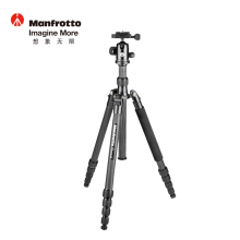 曼富图（Manfrotto）MKELEB5CF-BH Element系列 反折式大号碳纤维三脚架+10张128g高速存储卡