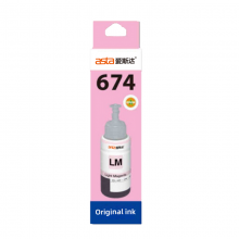爱斯达  T674浅红色墨水 适用爱普生Epson L1800 L801 L805 L810 L850连供打印机 674系列