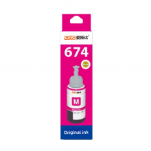 爱斯达  T674红色墨水 适用爱普生Epson L1800 L801 L805 L810 L850连供打印机 674系列墨水