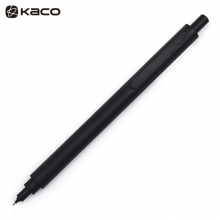 KACO 菁点 自动铅笔0.5金属机芯财务办公设计绘图简约素描不断铅学生考试用笔 黑色