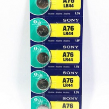 索尼A76纽扣电池LR44碱性L1154 357A AG13手表计算机扣式电子 单粒