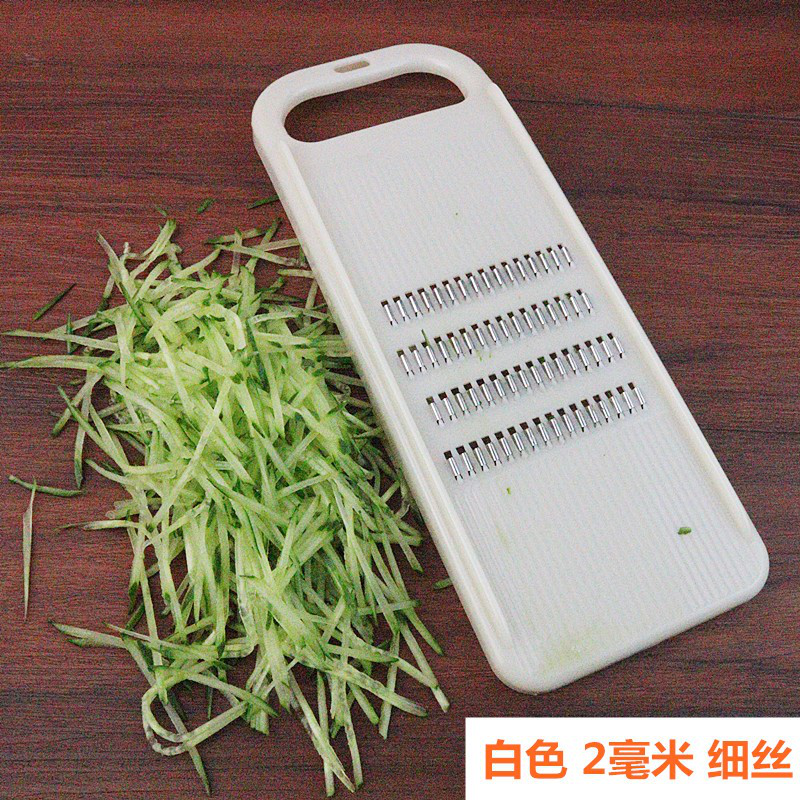 新款凤驰切菜器擦丝器细丝2mm土豆丝方丝风驰牌切菜器 家用凤驰切丝器厨房擦插丝板凤驰刨丝器推丝器擦子 凤驰  细 【2毫米】 白色