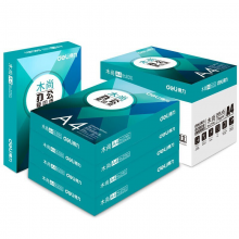 得力（deli）Z7502 木尚复印纸 A4 70g 500张/包 5包/箱（2500张）