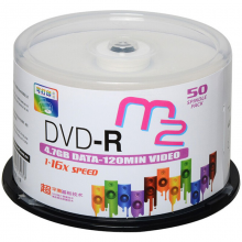 麦克赛尔（maxell）DVD-R光盘 刻录光盘 A级M2系列16速4.7GB 桶装50片