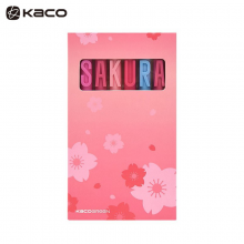 KACO 字母签字笔0.5mm 黑芯中性笔 SAKURA樱花套装 盒