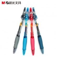 晨光(M&G)文具GP1008/0.5mm红色中性笔 经典按动子弹头签字笔 GP1008红0.5 单支
