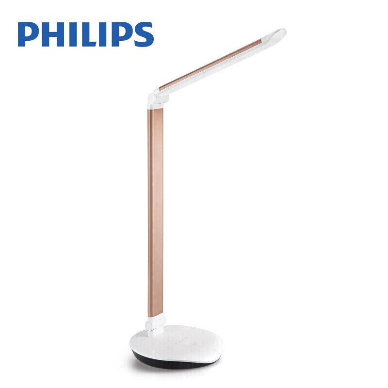 飞利浦（PHILIPS）72007 企业照明酷恒台灯 香槟金 4000K 四段调光 常规款