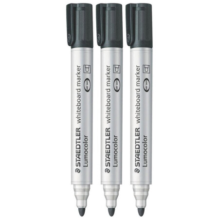 施德楼（STAEDTLER）可擦易水性笔 单头款2.0mm 黑色3支+蓝色2支+红色1支 351