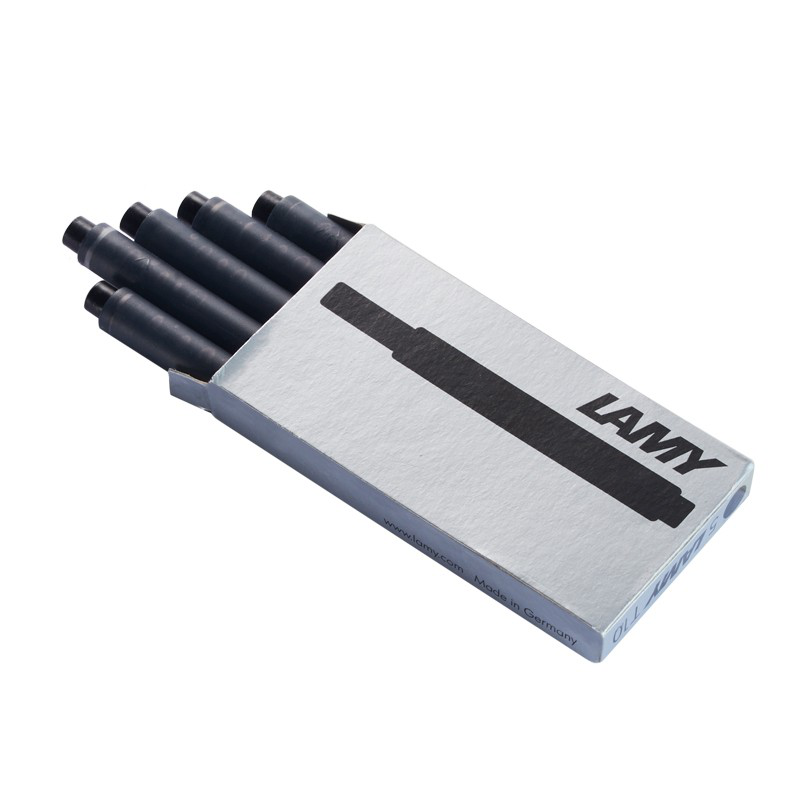 凌美(LAMY) 钢笔 墨胆墨囊一次性墨水芯5支一盒T10  黑色 狩猎者恒星通用