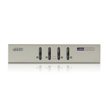 ATEN宏正 CS74U 4口USB KVM多电脑VGA切换器桌面式工业